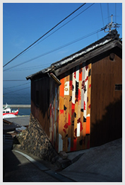 男木島にて壁画アート