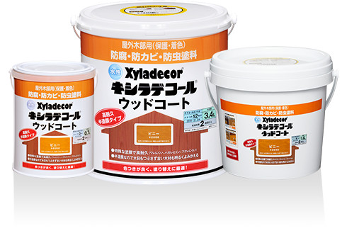 木材保護塗料水性キシラデコールウッドコート製品情報 |大阪ガス 