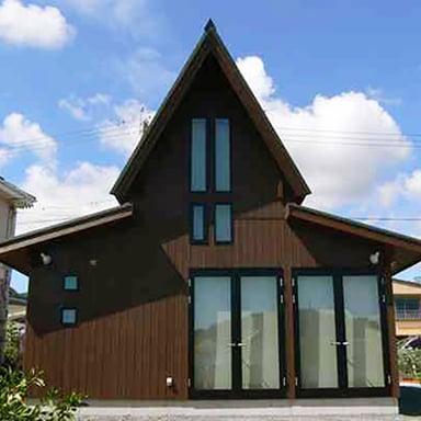 みかん畑の中の美容室