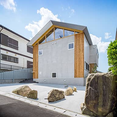 大阪湾を望む家